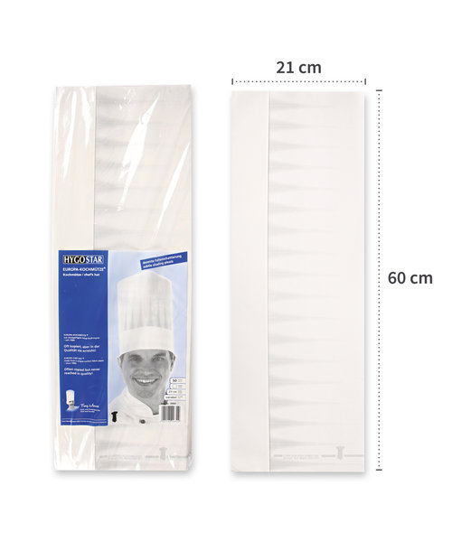 HygoStar Koksmuts 'Original' absorberend papier, zonder kroon wit (21 cm)