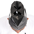 HygoStar Toque de chef ovale « Excellent » en papier noir (22 cm)