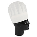 HygoStar Toque de chef ovale « Excellent » en papier crépon blanc (23 cm)