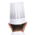 HygoStar Toque de chef « Extra » en viscose, ouverte, sans couronne, blanche (22 cm)