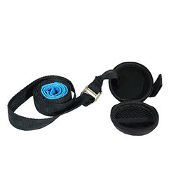 Sangle confortable, pochette avec fermeture éclair (réglable jusqu'à 1,2 m)