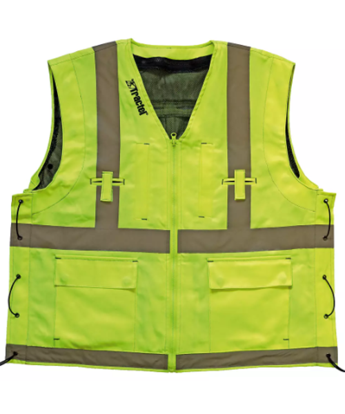 Tractel  Gilet haute visibilité jaune (80 % polyester/20 % coton)