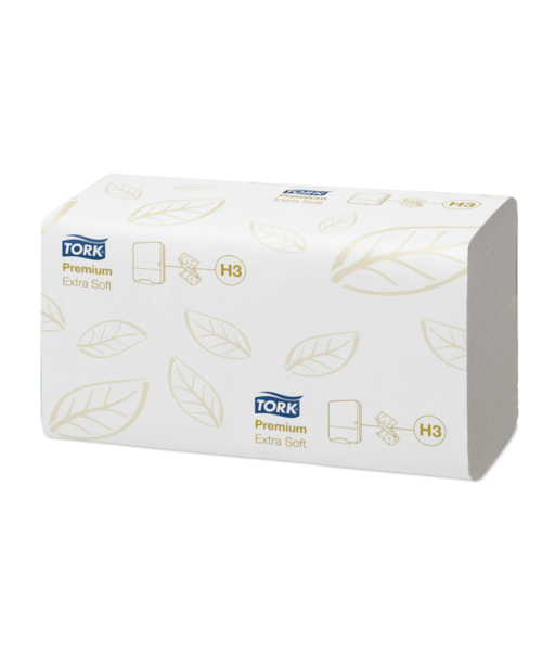 TORK  Serviette Extra Soft pliée en Z Premium (23 x 22,6 cm)