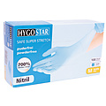 HygoStar Nitrile Handschoenen SAFE SUPER STRETCH poedervrij blauw