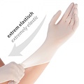 HygoStar Gants en nitrile SAFE SUPER STRETCH sans poudre, blancs