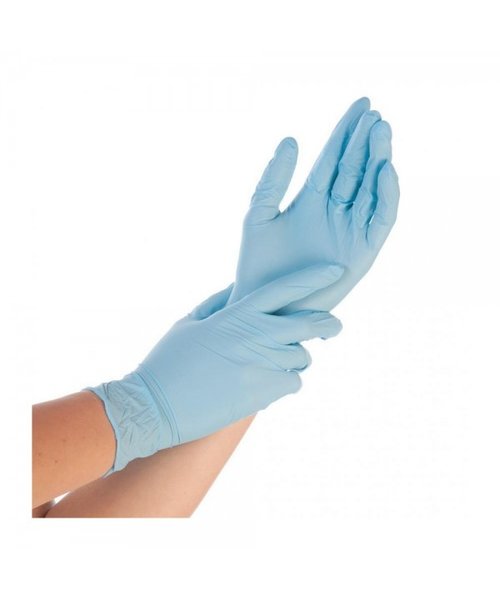 HygoNorm Gants en nitrile ALLFOOD SAFE sans poudre, bleus
