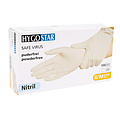 HygoStar Gants en nitrile SAFE VIRUS sans poudre, blancs