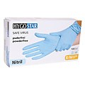 HygoStar Gants en nitrile SAFE VIRUS sans poudre, couleur bleue