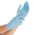 HygoStar Gants en nitrile CONTROL poudrés bleus
