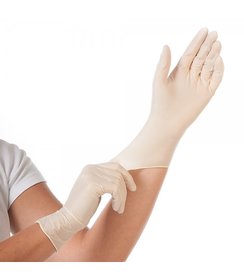 Gants en latex GRIP LIGHT sans poudre, blancs