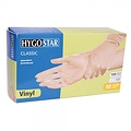 HygoStar Gants en vinyle CLASSIC poudrés transparents