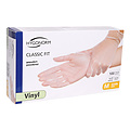 HygoNorm Gants en vinyle CLASSIC FIT poudrés transparents