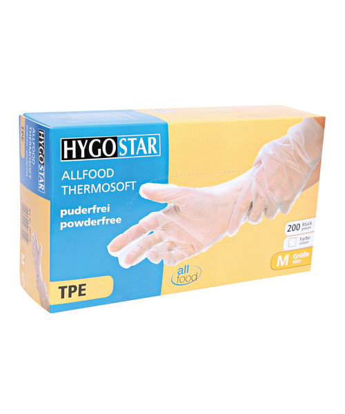 HygoStar TPE Handschoenen ALLFOOD THERMOSOFT transparant