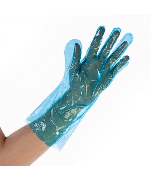 HygoStar LDPE Handschoen SOFTLINE blauw (38 cm)