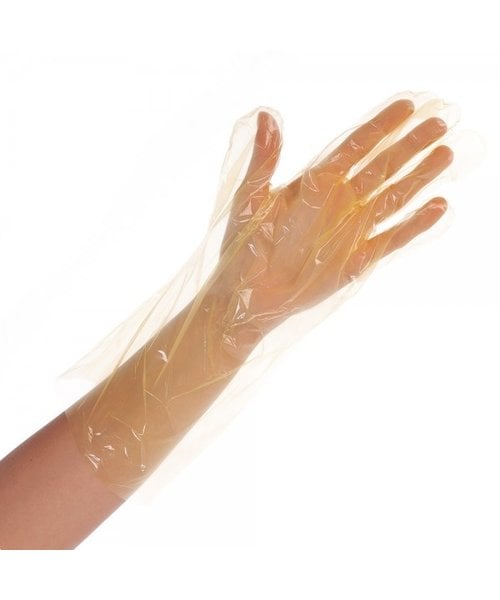 HygoStar Gants LDPE SOFTLINE jaunes (38 cm)