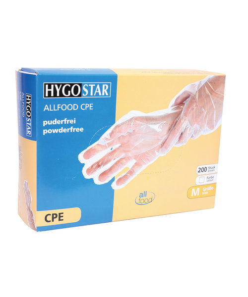 HygoStar Gants CPE ALLFOOD transparents