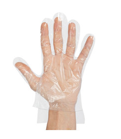 Gant en PEHD POLYCLASSIC STRONG, avec manchette transparente