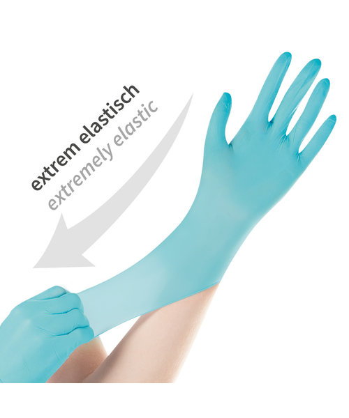 HygoStar Gants en néoprène NEO STRETCH PRO sans poudre, couleur verte