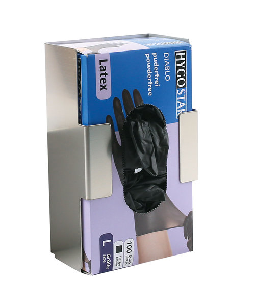 HygoStar Distributeur de gants « Single », acier inoxydable