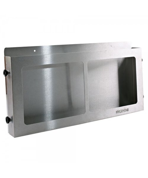 HygoStar Distributeur de gants « Quattro », acier inoxydable