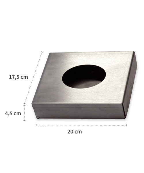 HygoStar Distributeur pour gants en PE en sachet, acier inoxydable