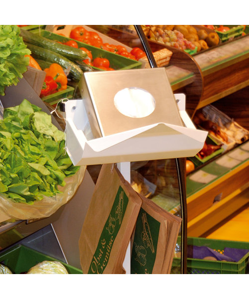 HygoStar Distributeur pour gants en PE en sachet, acier inoxydable