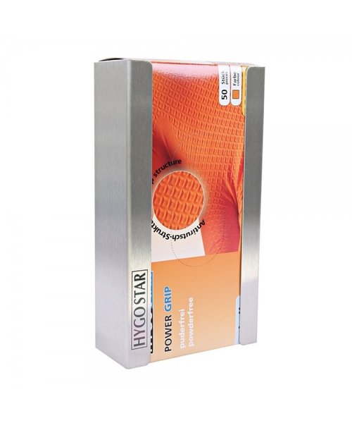 HygoStar Distributeur de gants « Power Grip », acier inoxydable