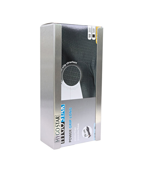 HygoStar Distributeur de gants « Power Grip Long », acier inoxydable
