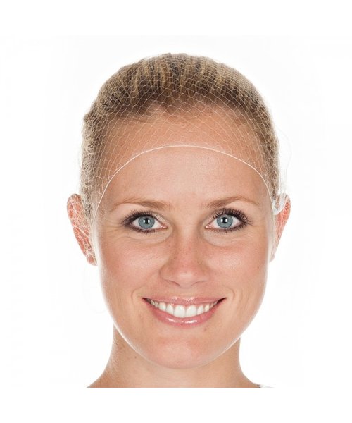 HygoStar Filet à cheveux en nylon, blanc (62 cm)