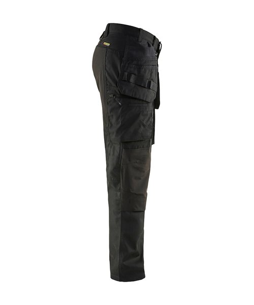Blåkläder Blâkläder pantalon de travail stretch avec poches à clous / noir
