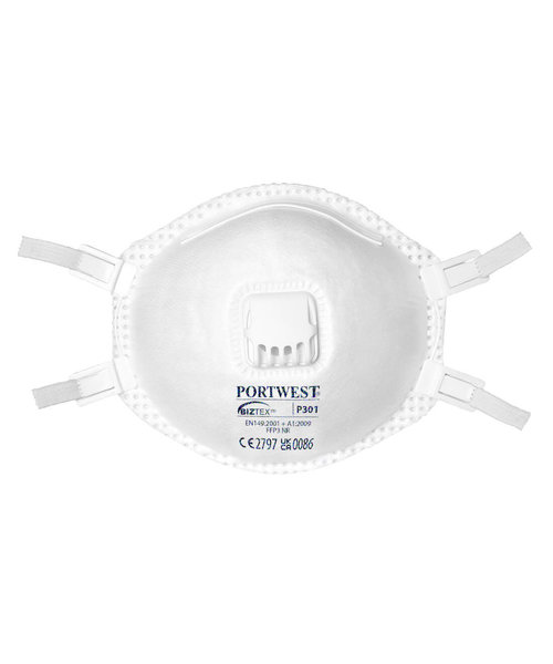 Portwest Masque buccal FFP3 avec valve, blanc