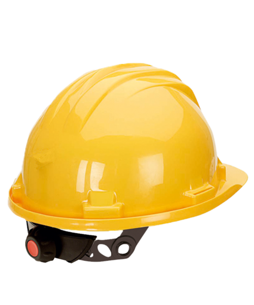 Climax  Casque de sécurité Climax 5-RG avec bouton rotatif en PE, jaune