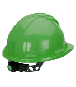 Casque de sécurité Climax 5-RG avec bouton rotatif en PE, vert