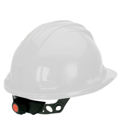 Casque de sécurité Climax 5-RG avec bouton rotatif en PE, blanc