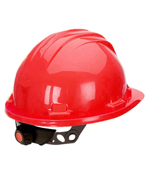 Climax  Casque de sécurité Climax 5-RG avec bouton rotatif en PE, rouge