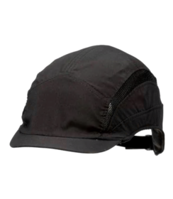 Casquette First Base noire avec visière (25 ou 70 mm)