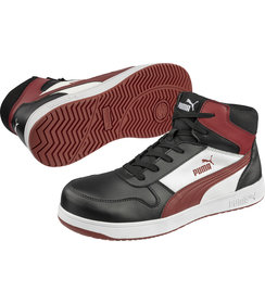 PUMA Frontcourt Blk/Wht/Red Mid S3