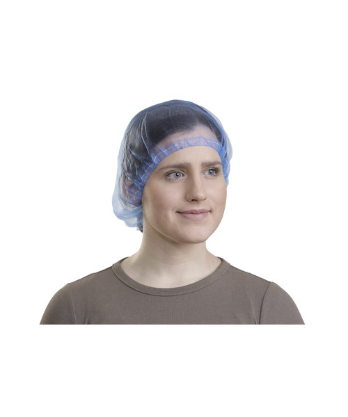 Solida  Filet à cheveux en nylon « micromesh » 58 cm, bleu