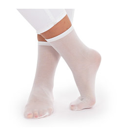 Chaussettes jetables « Foot Fresh », polyamide blanc