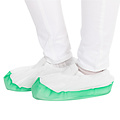 HygoStar Couvre-chaussures en PP/CPE, blanc-vert