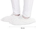 HygoStar Couvre-chaussures « Anti-Slide » revêtement CPE/TPE, blanc