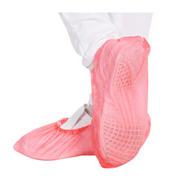 Couvre-chaussures « Eco » CPE, rouge