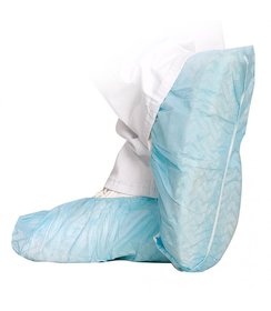 Couvre-chaussures « Med » PP antidérapants, bleus (40 cm)