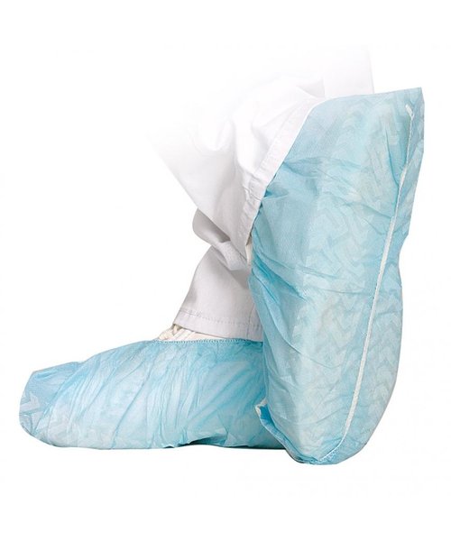 HygoStar Couvre-chaussures « Med » PP antidérapants, bleus (44 cm)