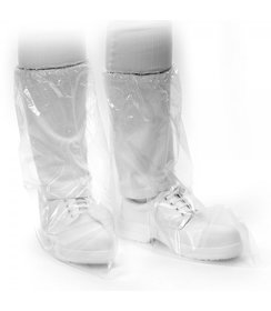 Couvre-bottes en PE, transparent (38 cm)