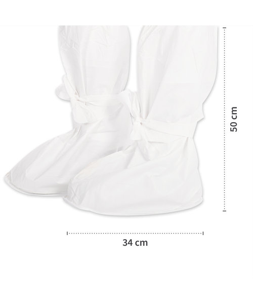 HygoStar Housse de botte (extra haute) microporeuse, blanche