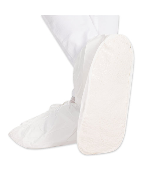 HygoStar Couvre-chaussures microporeux (33 cm), blanc