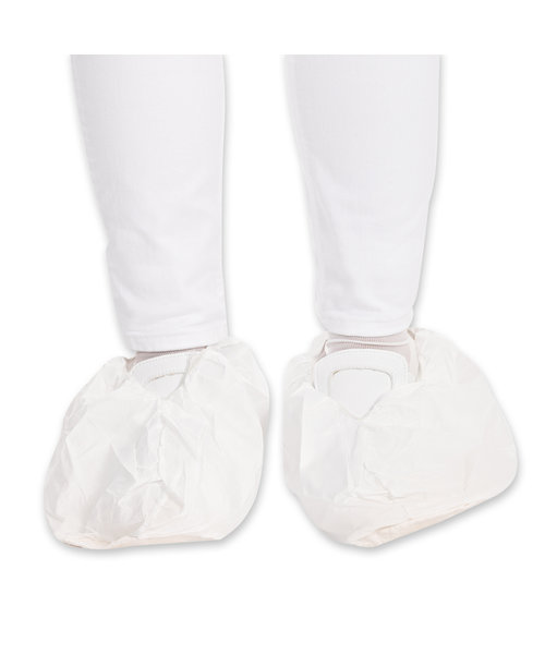 HygoStar Couvre-chaussures microporeux (33 cm), blanc