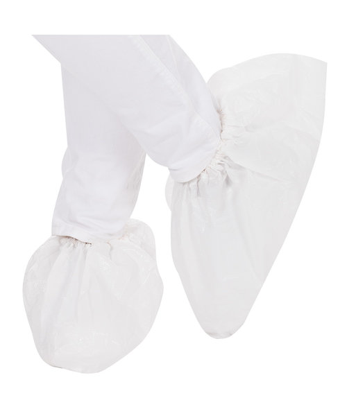 HygoStar Couvre-chaussures « Super Strong » en CPE, blanc