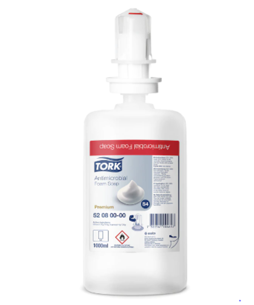 TORK  Antimicrobiële schuimzeep 1 liter (S4)